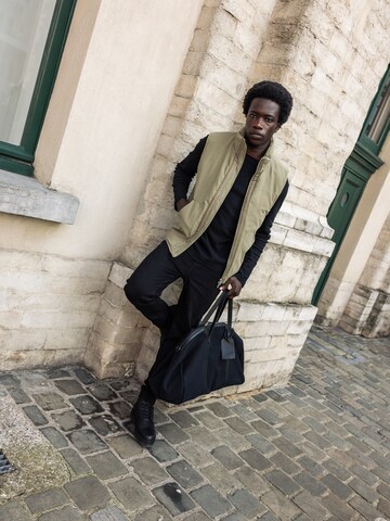 Olive Black Layered Look by DAN FOX APPAREL