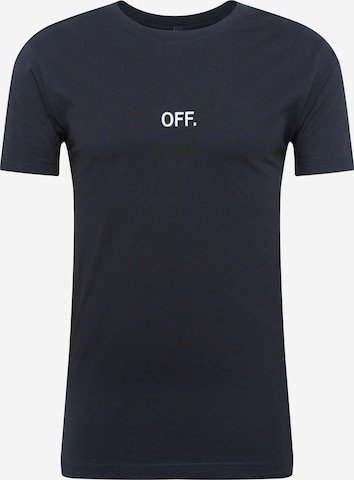 MT Men Shirt 'Off' in Schwarz: front