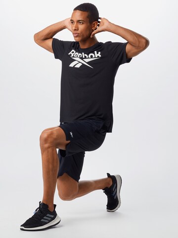 Reebok Regular fit Functioneel shirt in Zwart