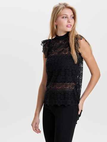 JDY Blouse 'JDYBLOND' in Zwart: voorkant