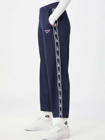 Reebok Normální Sportovní kalhoty 'Vector' – modrá