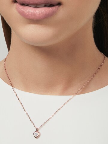 Ted Baker Ketting 'HANNELA: CRYSTAL HEART PENDANT' in Goud: voorkant