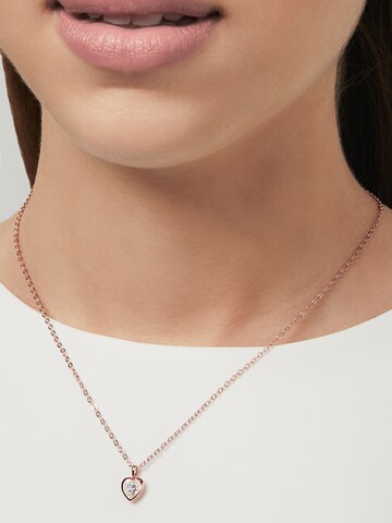 Ted Baker Kette 'HANNELA: CRYSTAL HEART PENDANT' in Gold: predná strana