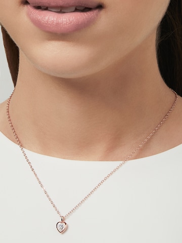 Ted Baker Necklace 'HANNELA: CRYSTAL HEART PENDANT' in Gold: front