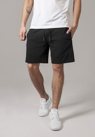 Urban Classics - regular Pantalón 'Interlock' en negro: frente