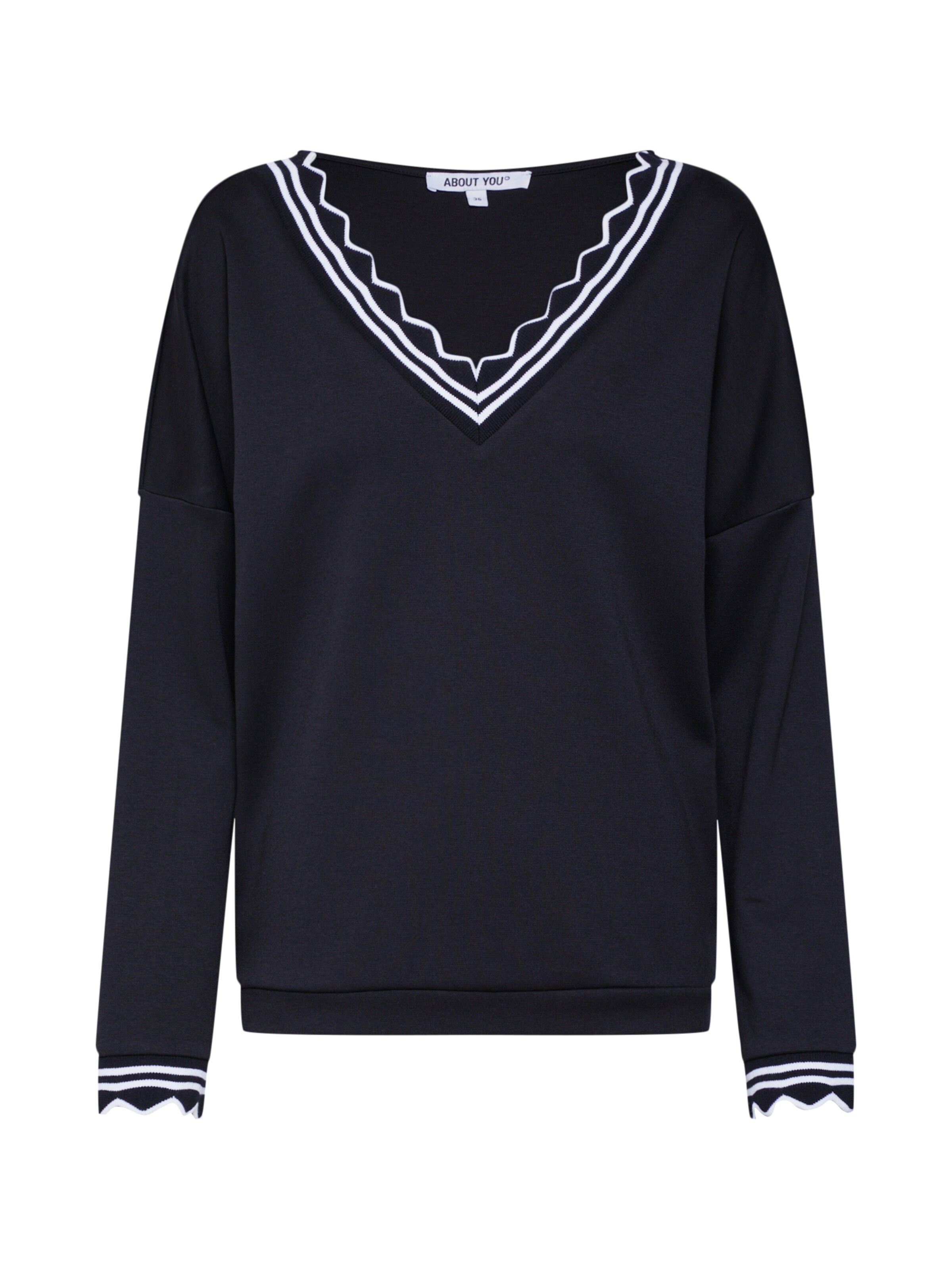 ABOUT YOU - Trui 'Eleonore' in de kleur Zwart