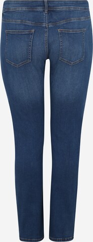 Coupe slim Jean Tom Tailor Women + en bleu : derrière