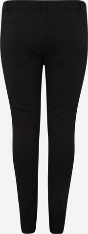 Tom Tailor Women + - Skinny Calças em preto: atrás