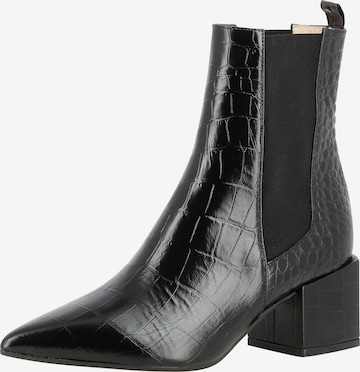 EVITA Chelsea Boots in Black: front