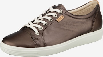 ECCO Sneakers laag 'Soft 7' in Bruin: voorkant