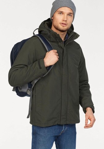 JACK WOLFSKIN Outdoor jacket 'Gotland' in Green