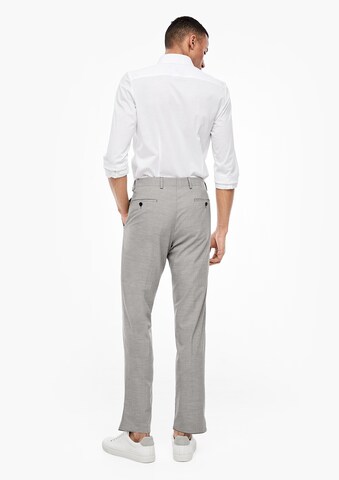 Coupe slim Pantalon chino s.Oliver BLACK LABEL en gris