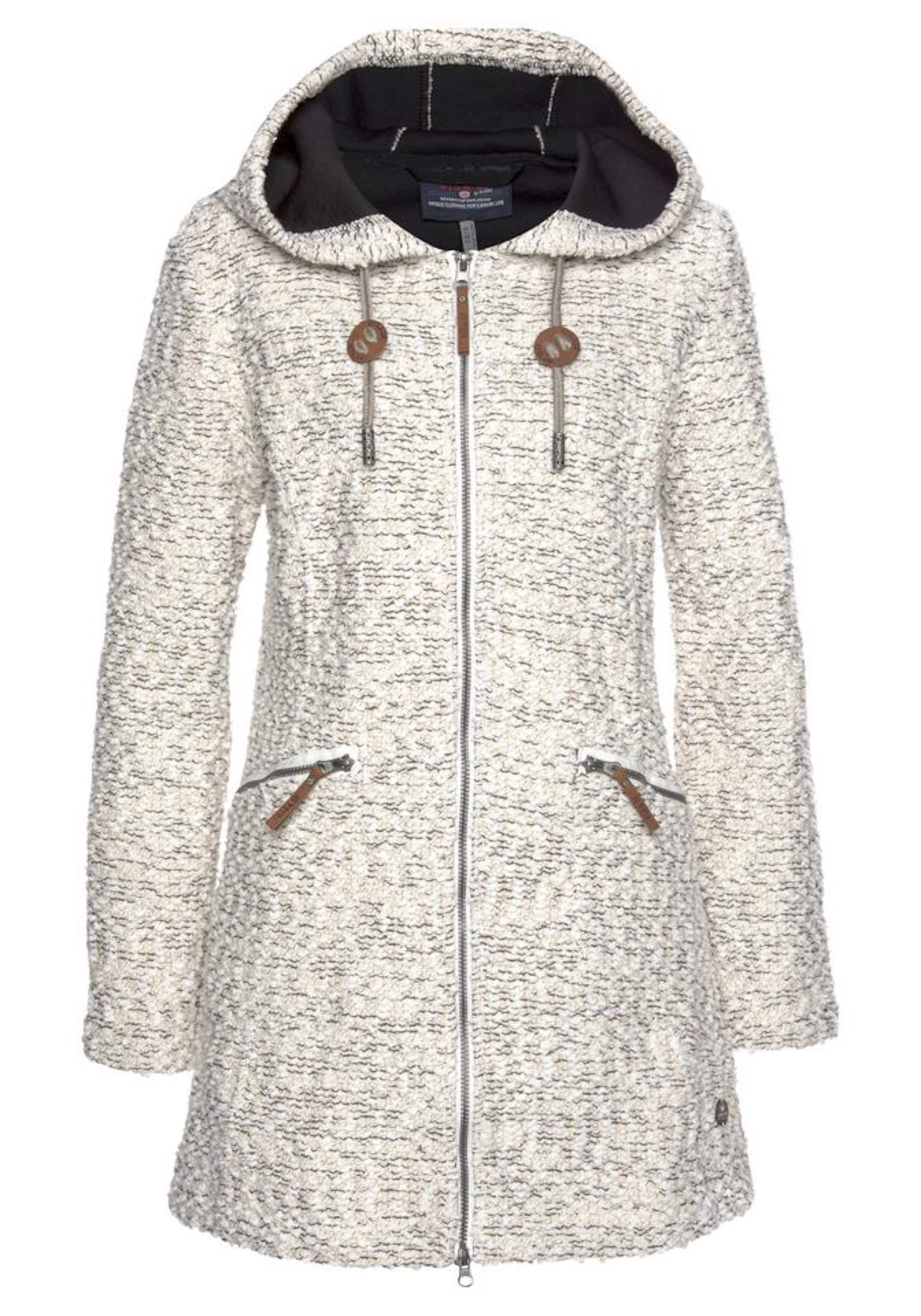 G.I.G.A. DX by killtec Strickfleeceparka in Beige: Vorderseite