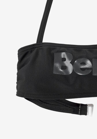 BENCH Bandeau Bikini i svart