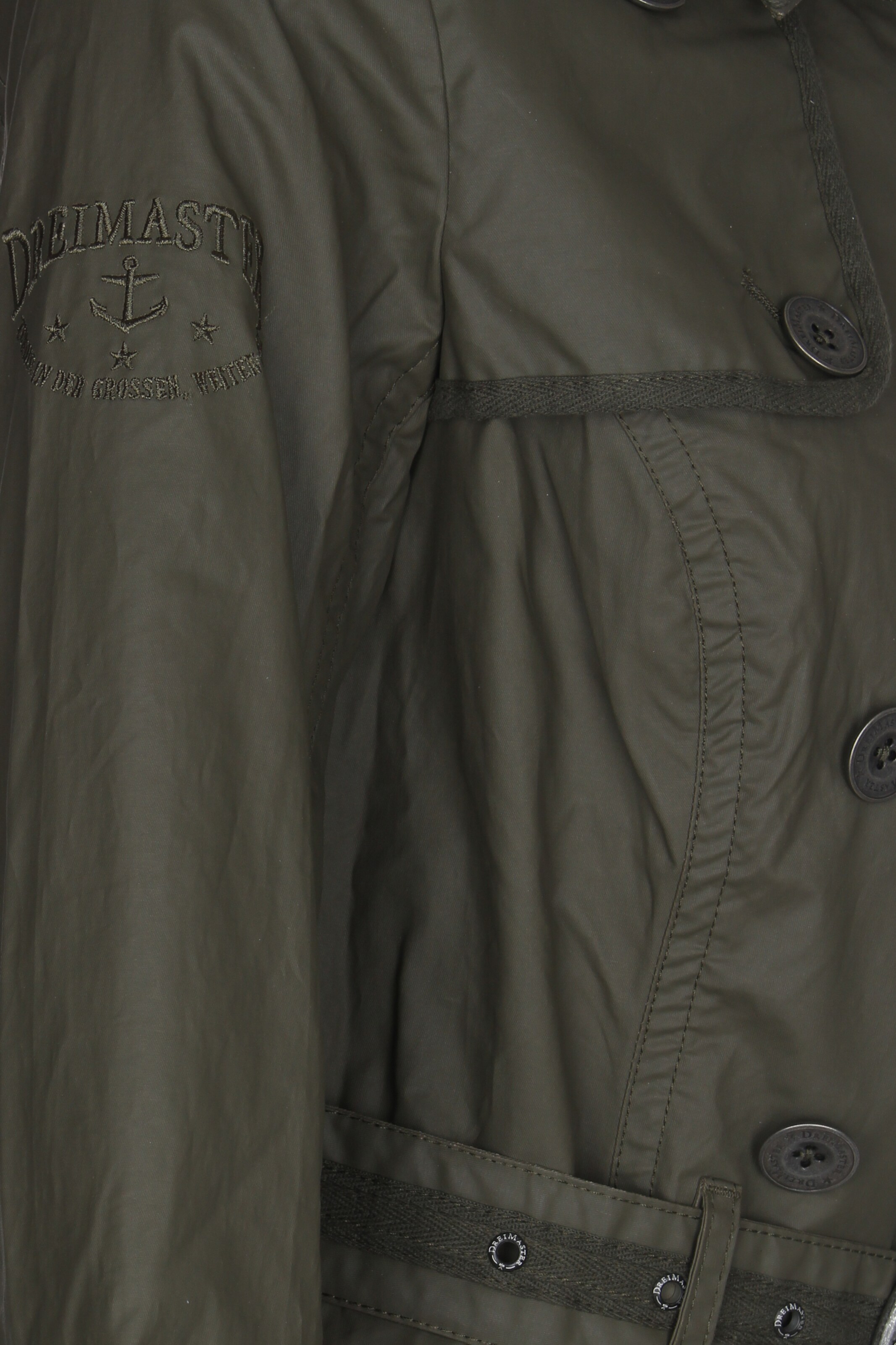 DREIMASTER Between-Seasons Coat in Green