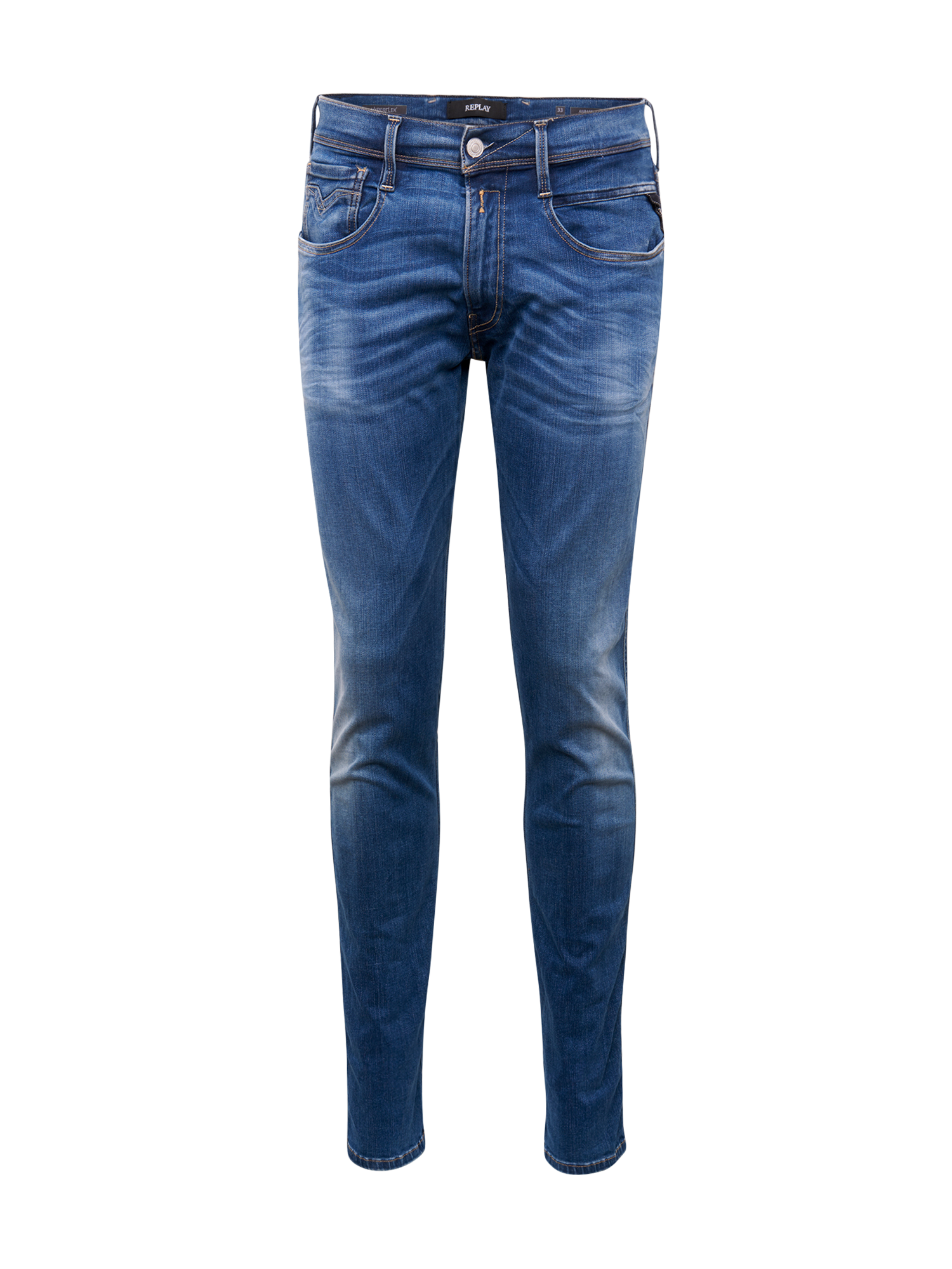 Abbigliamento Uomo REPLAY Jeans Anbass in Blu 
