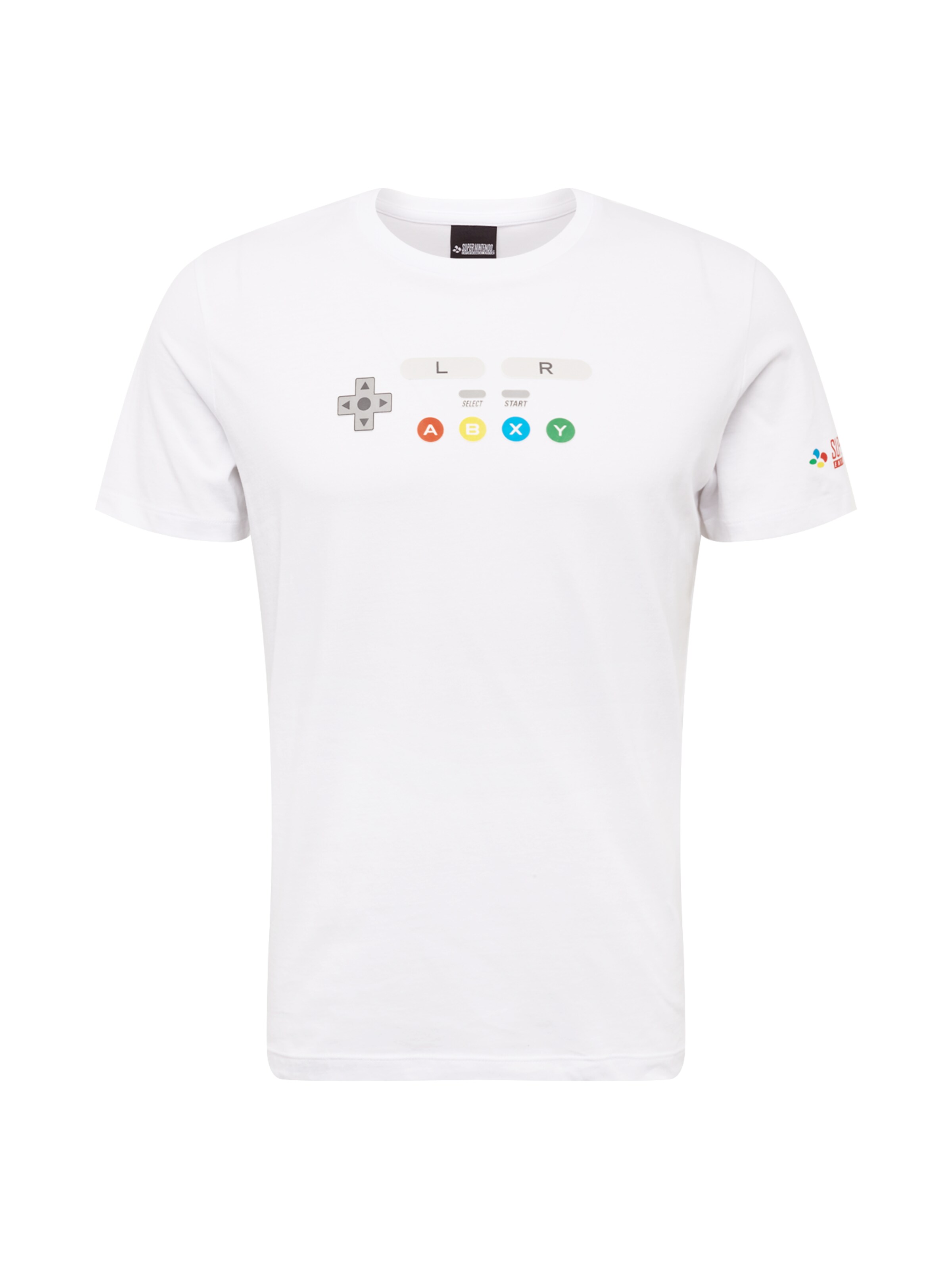JACK & JONES - Shirt 'Nintendo' in de kleur Wit