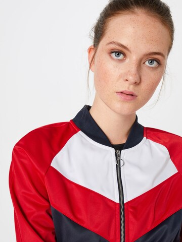 Urban Classics Between-Season Jacket in Red