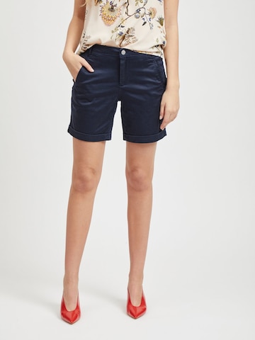 VILA Regular Shorts in Blau: predná strana