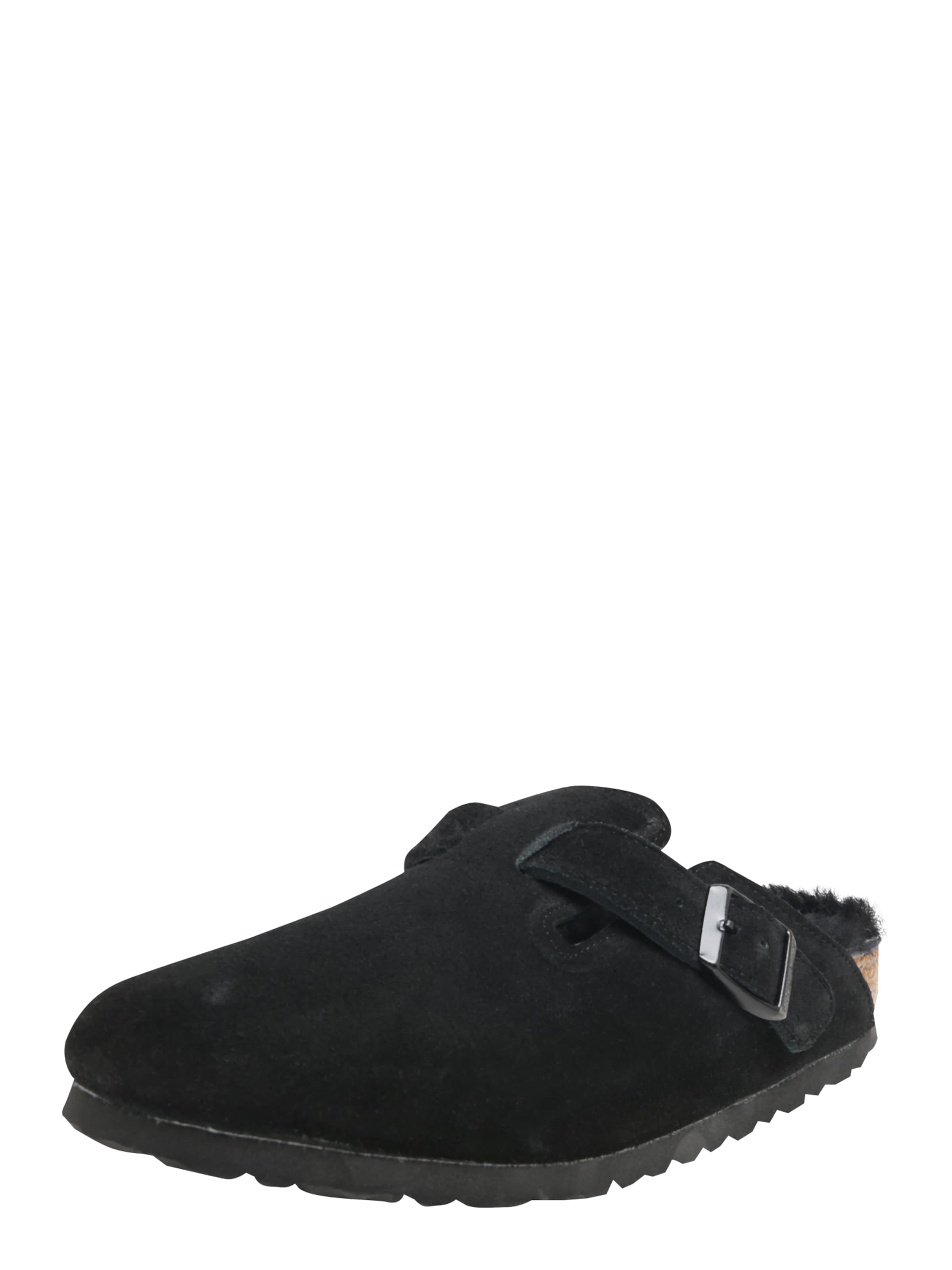 juoda BIRKENSTOCK Šlepetės &#x27;Boston&#x27;: priekis