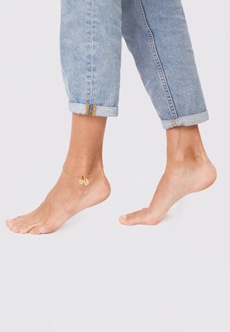 Bijoux de pied 'Kette Muschel' ELLI en or : devant