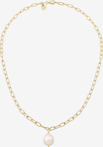ELLI PREMIUM Necklace 'Perle' in Gold: front
