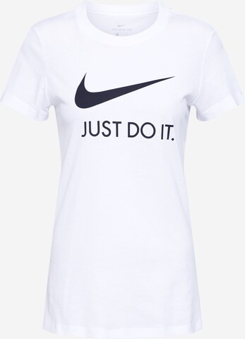 T-shirt Nike Sportswear en blanc : devant