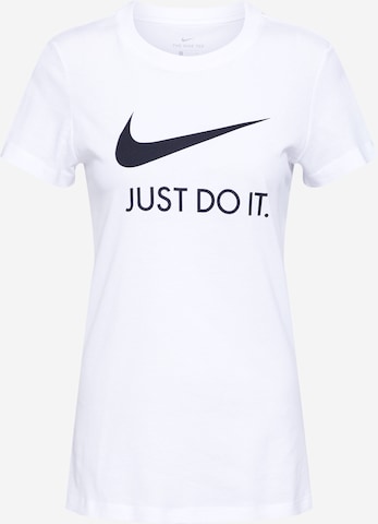 Nike Sportswear Тениска в бяло: отпред