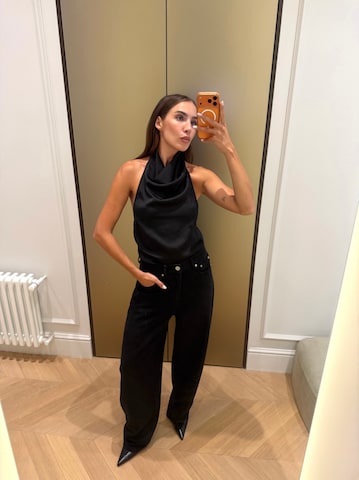 High Neck Top Mirror Look