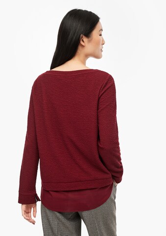 s.Oliver Sweatshirt in Rot
