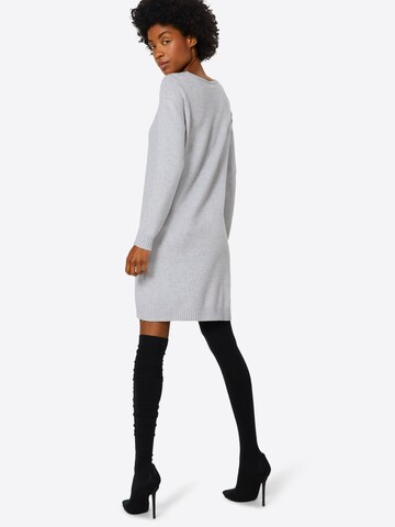 VILA Knit dress in Grey: back