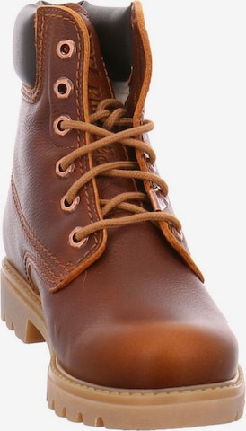 PANAMA JACK Lace-Up Ankle Boots in Brown