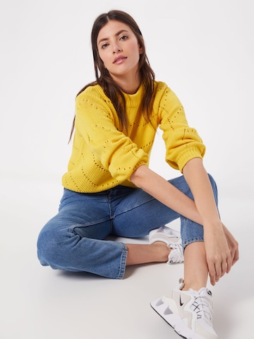 Pull-over minimum en jaune