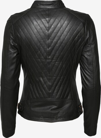 MUSTANG Lederjacke 'Jeannette' in Schwarz