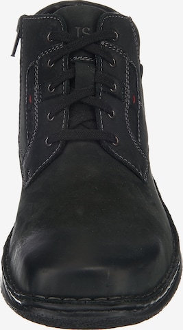 JOSEF SEIBEL Lace-Up Boots 'Anvers' in Black