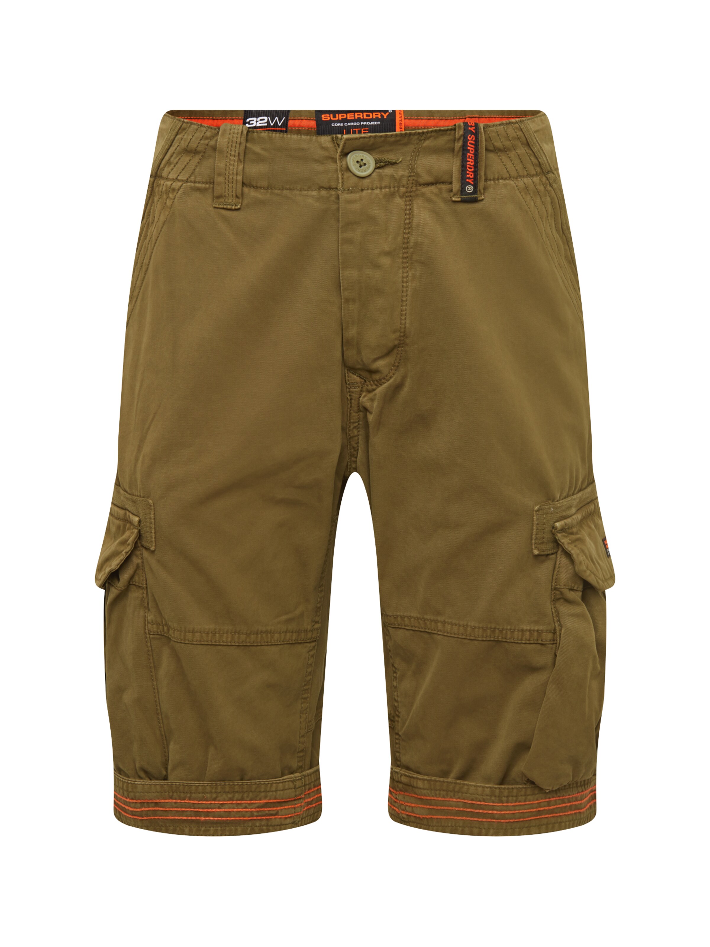 Superdry - Cargobroek 'Core Cargo Lite' in de kleur Olijfgroen