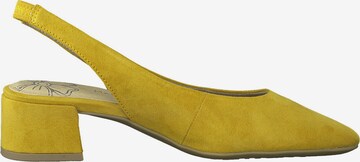 MARCO TOZZI Slingback pumps in Yellow