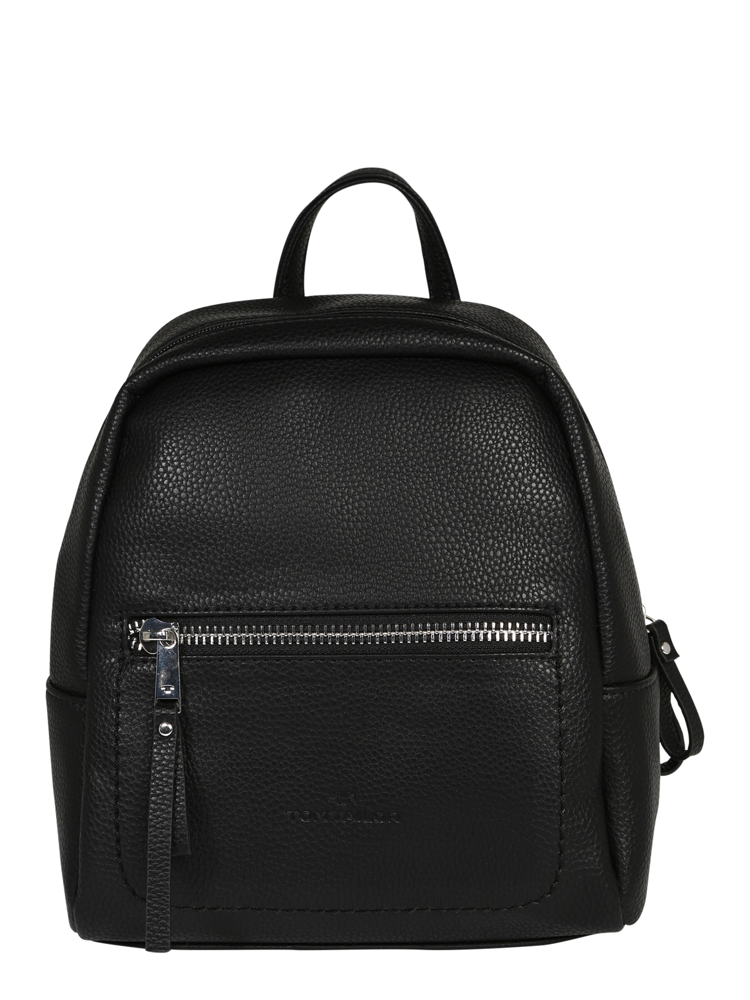 TOM TAILOR Backpack 'Tinna' in Black: front
