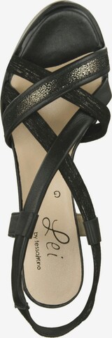 Lei by tessamino Sandalen met riem 'Belinda' in Zwart