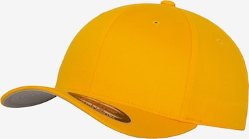 Casquette Flexfit en jaune : devant