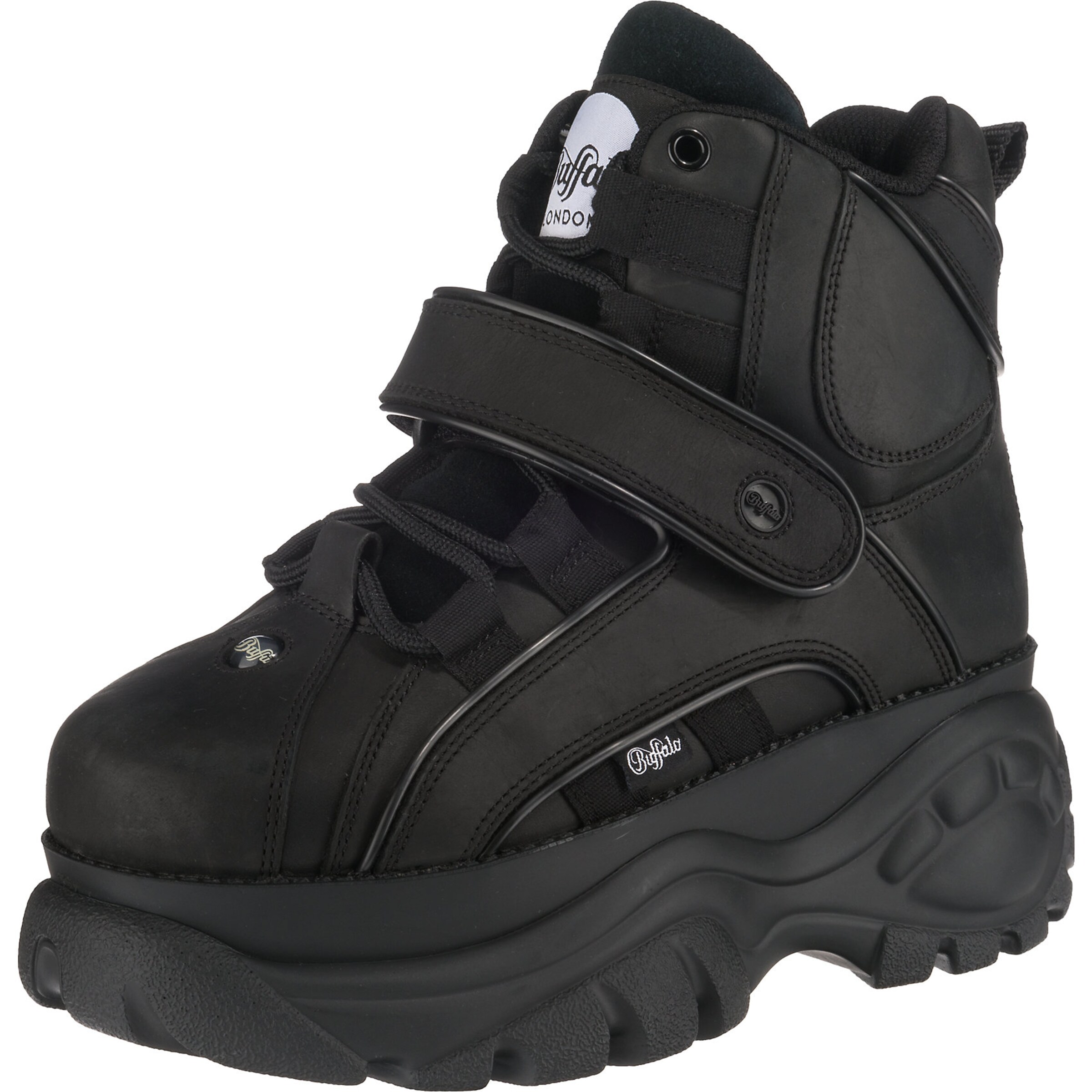 Buffalo London - Sneakers hoog in de kleur Zwart