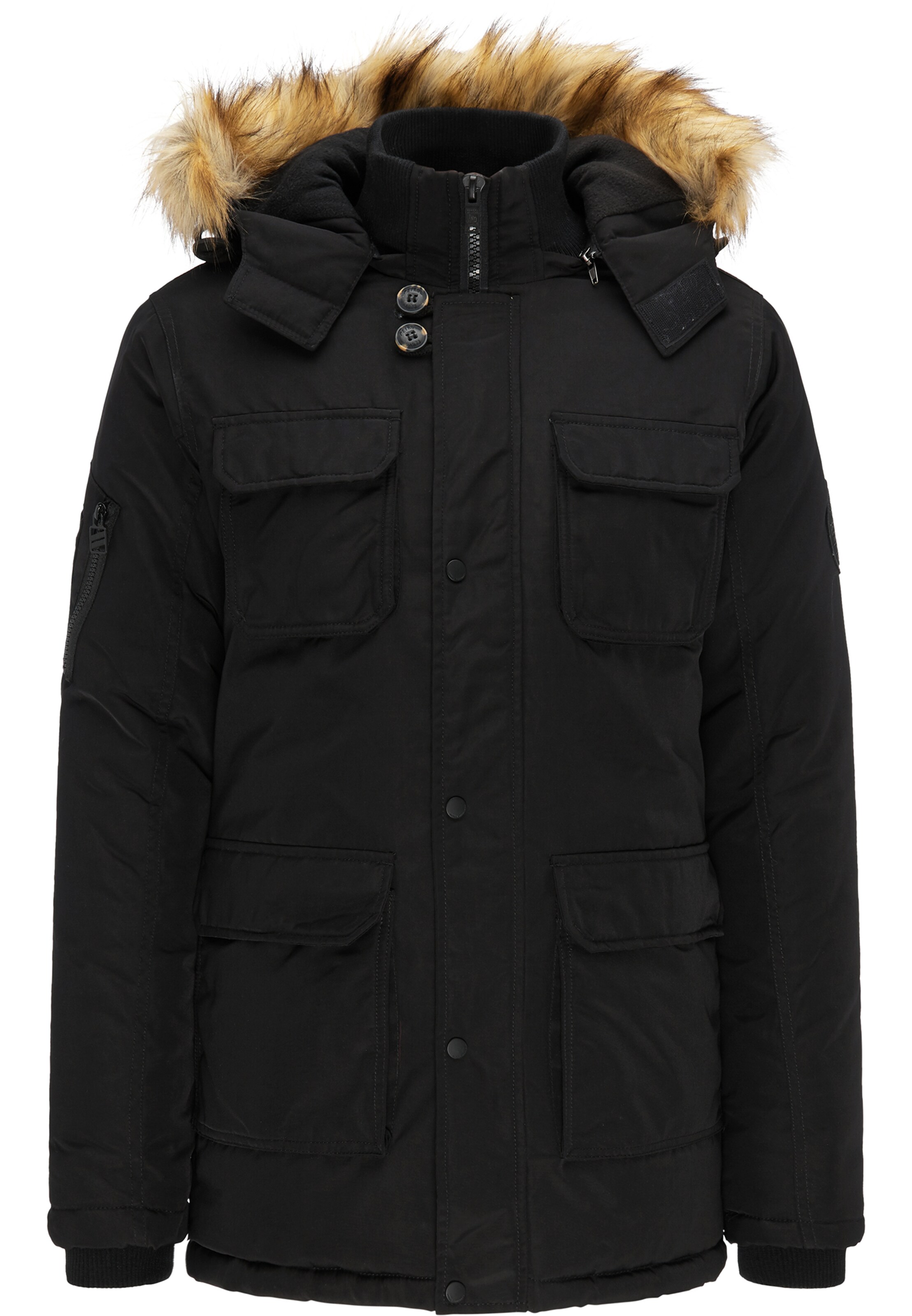 Petrol Industries - Winterparka in de kleur Zwart