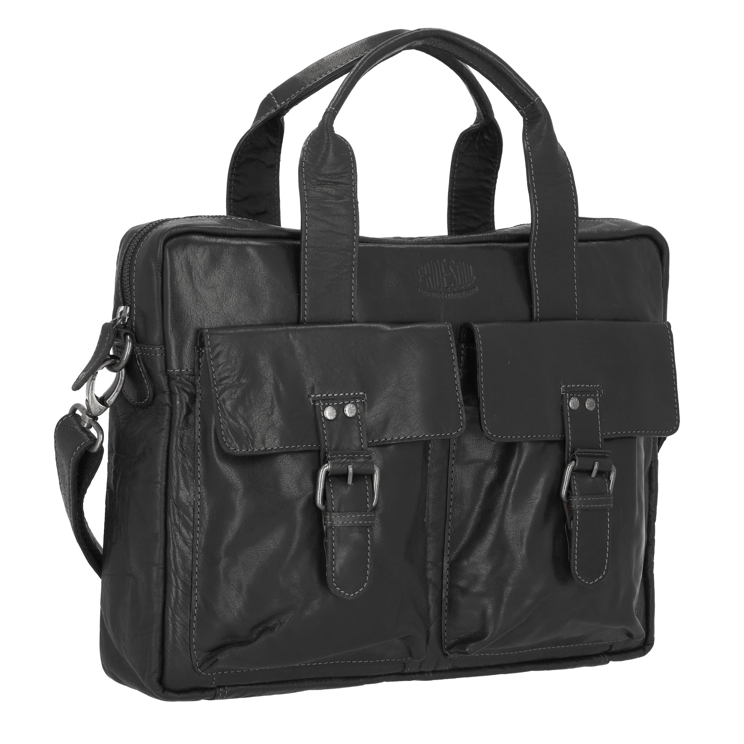 Pride and Soul Document Bag in Black