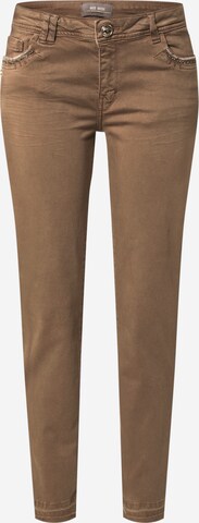 MOS MOSH Regular Pants 'Sumner Jewel' in Brown: front