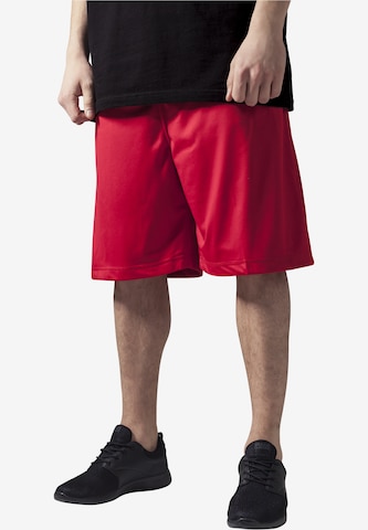 Loosefit Pantaloni di Urban Classics in rosso: frontale