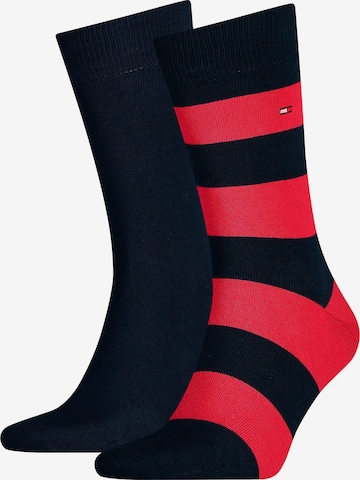 Chaussettes Tommy Hilfiger Underwear en bleu : devant