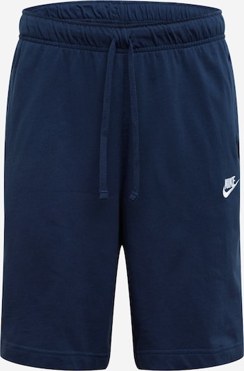 Nike Sportswear Trousers in marine blue / White, Item view