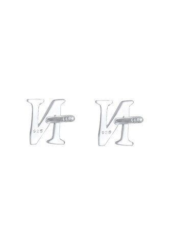 ELLI Ohrringe Buchstabe, Buchstabe - N in Silber
