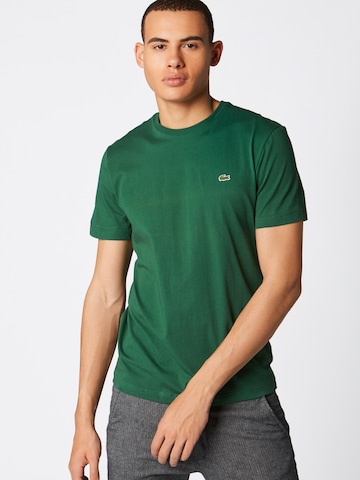 LACOSTE Regular fit Μπλουζάκι σε πράσινο: μπροστά