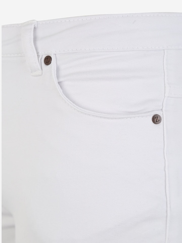 Zizzi Regular Jeans 'Emily' in Weiß